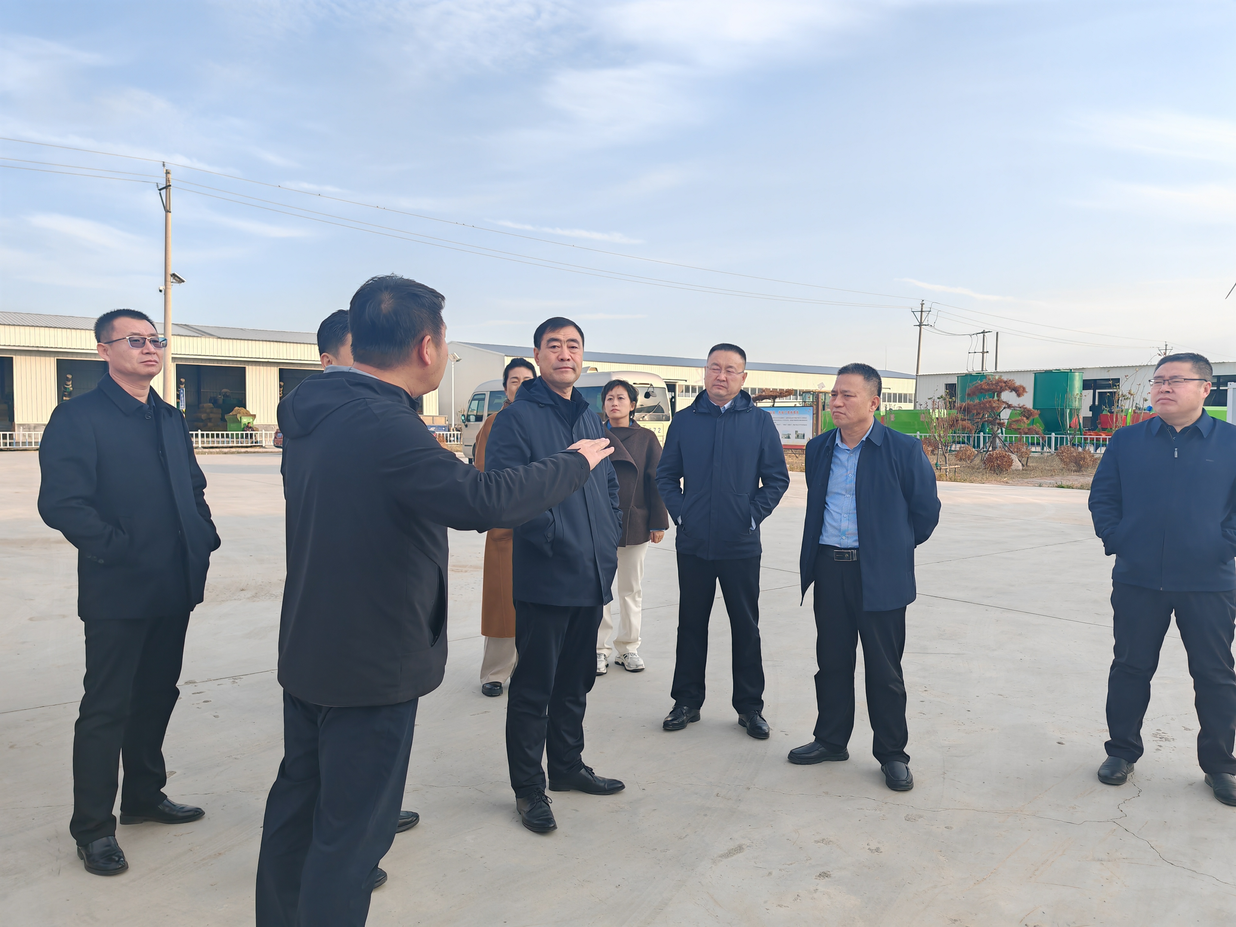 吕国华副市长率我市考察团到山东省 阳信县考察肉牛产业发展情况