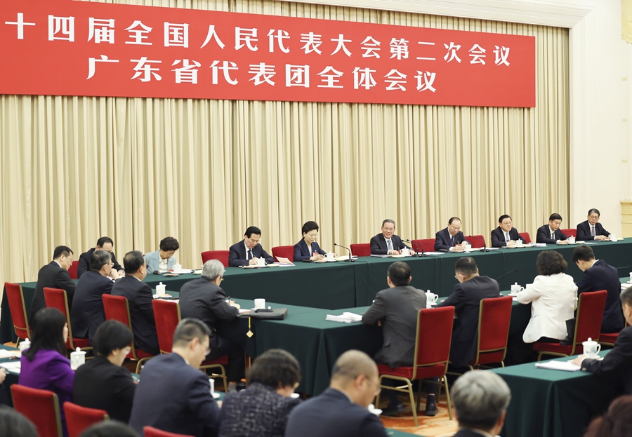 两会受权发布｜李强赵乐际王沪宁蔡奇丁薛祥李希分别参加全国两会一些团组审议和讨论