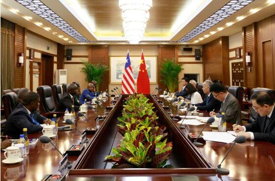 马有祥会见利比里亚农业部部长努塔1